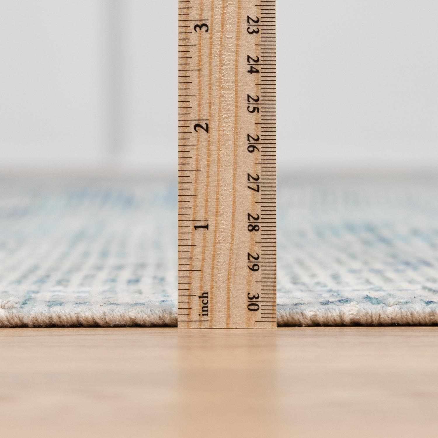 Traditional Style Blue Handmade Cotton-blend Aqua Rug - Image 9