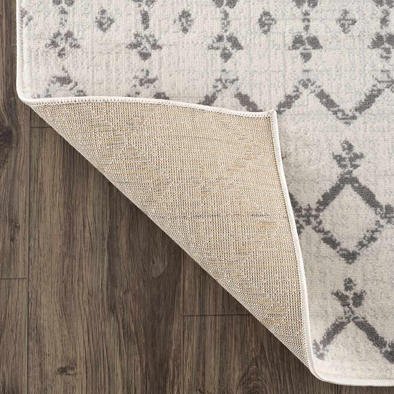 Traditional Style Gray And Ivory Rug - Image 5