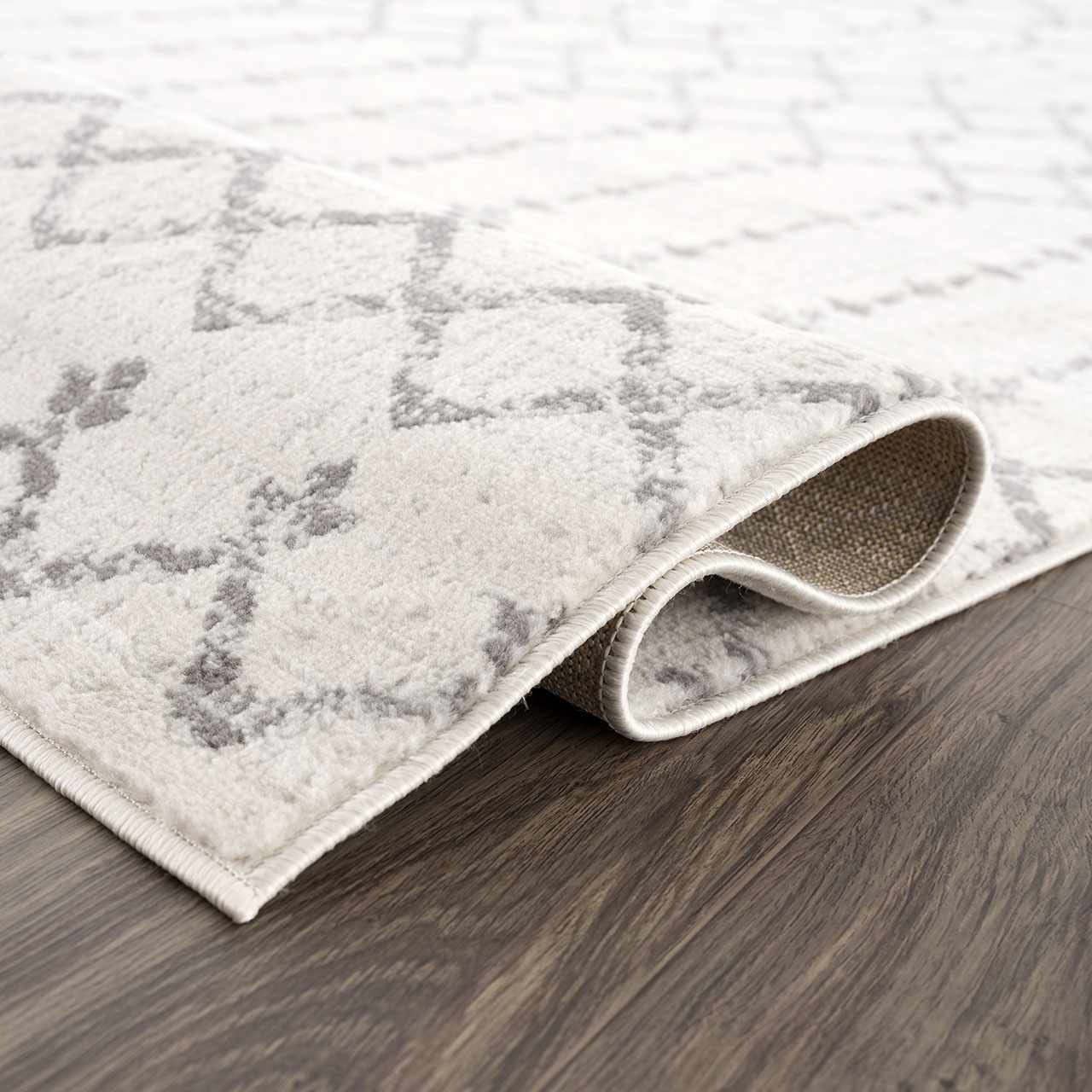Traditional Style Gray And Ivory Rug - Image 6