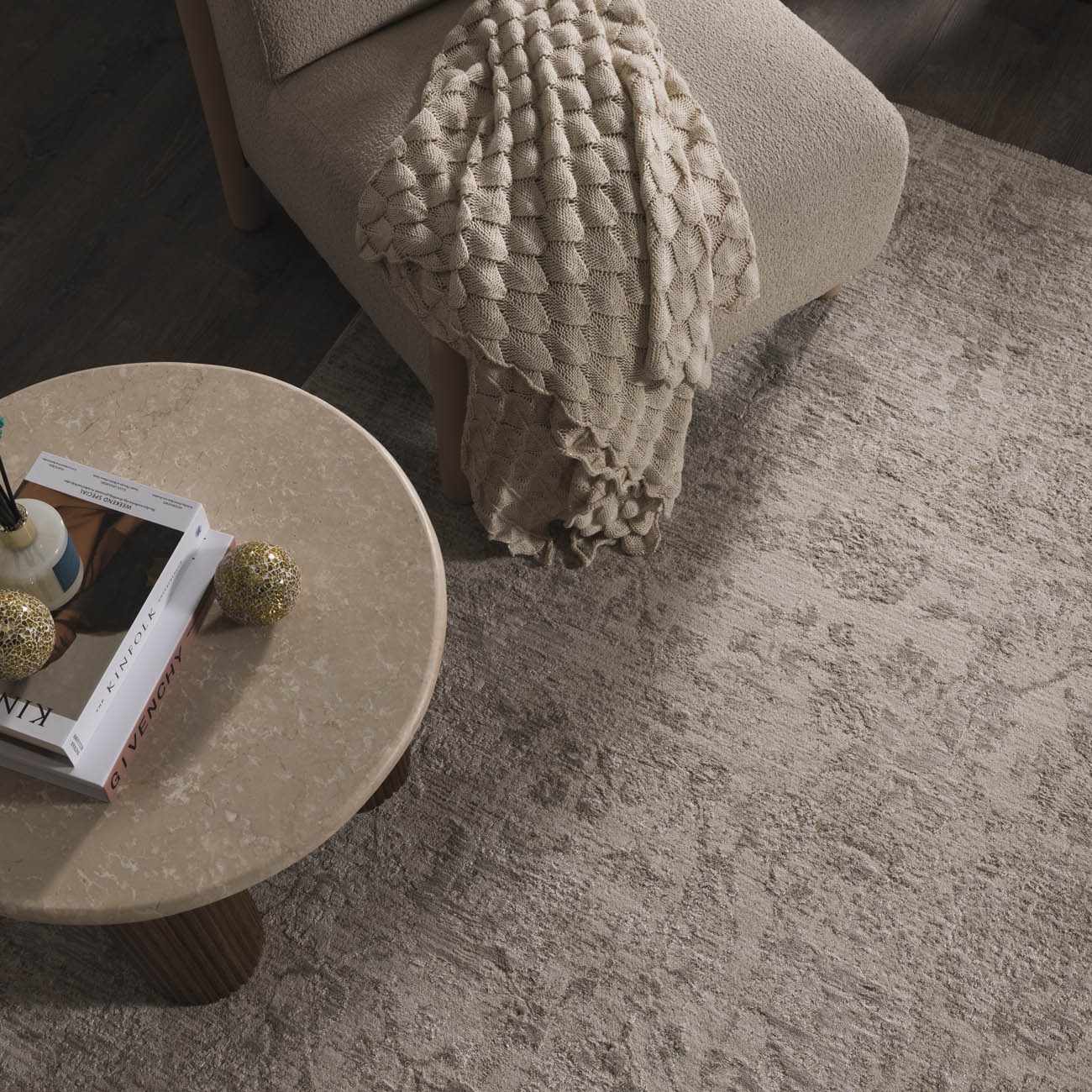 Transitional Style Gray Machine Woven Rug - Image 15