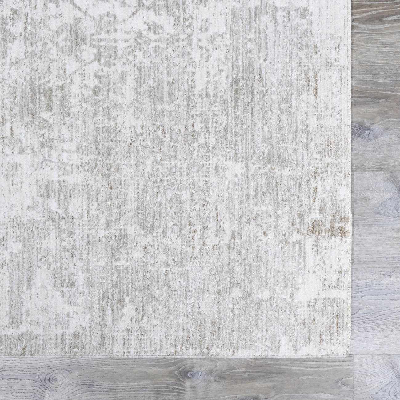 Transitional Style Gray Machine Woven Rug - Image 7