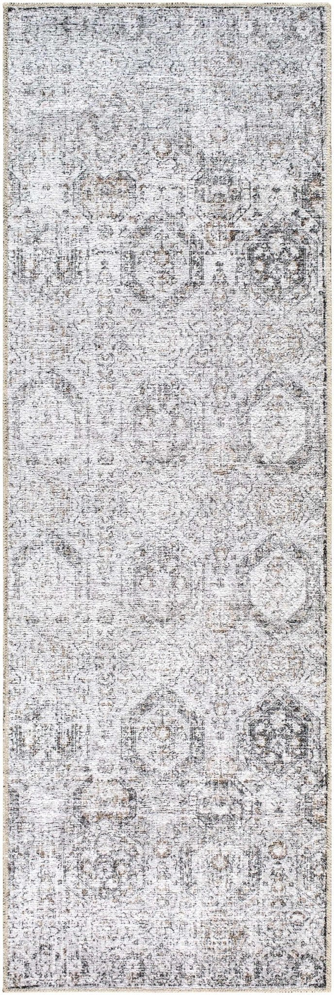 Traditional Style Gray Washable Area Rug - Image 14