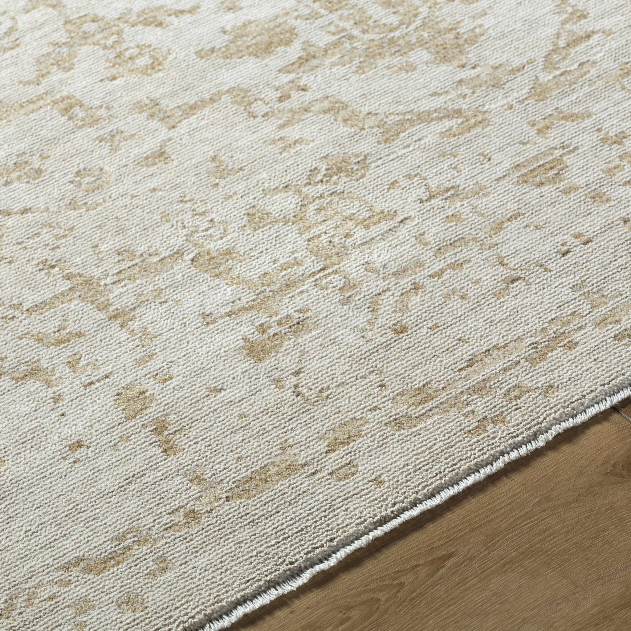Traditional Style Silver Machine Woven Rug - Image 5