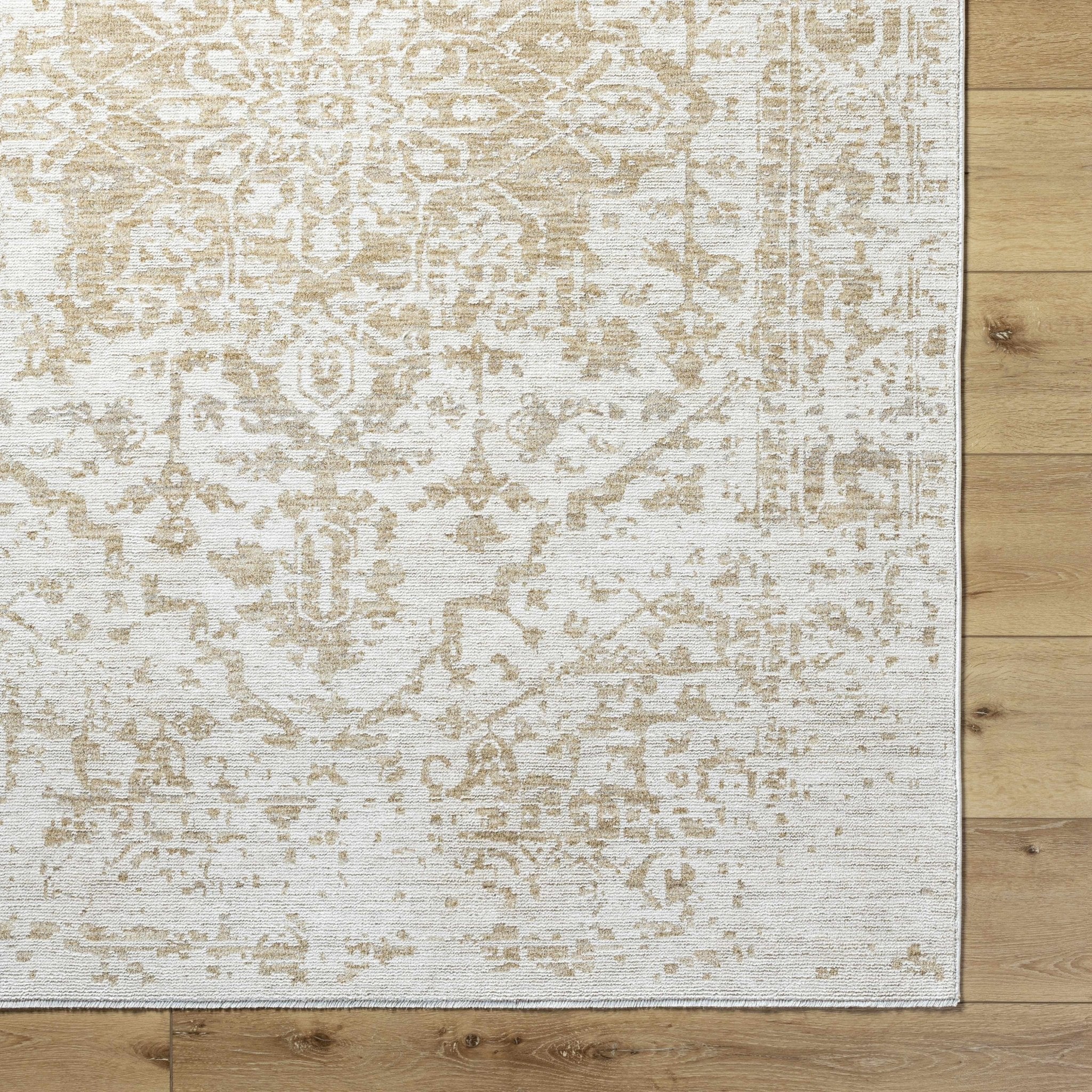 Traditional Style Silver Machine Woven Rug - Image 6