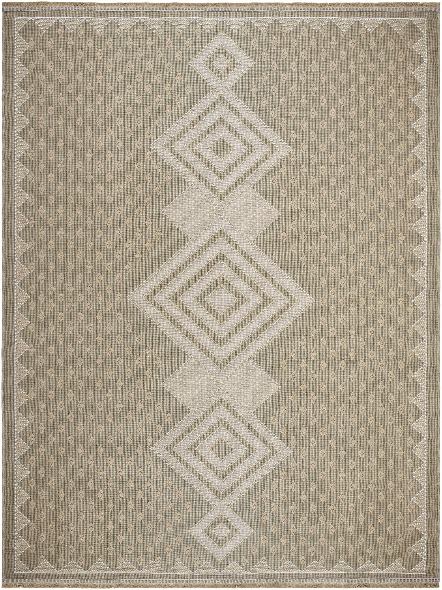 Traditional Style Tan Machine Woven Jute Rug - Image 10