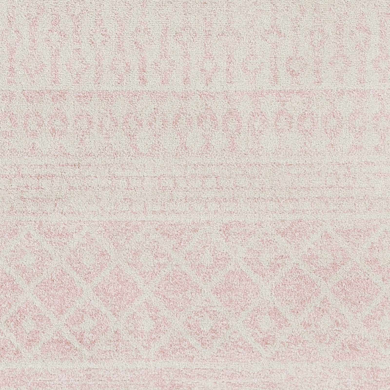 Contemporary Mondern look Ivory and Peach area rug - Image 3