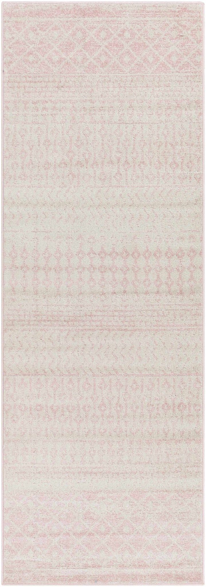 Contemporary Mondern look Ivory and Peach area rug - Image 8
