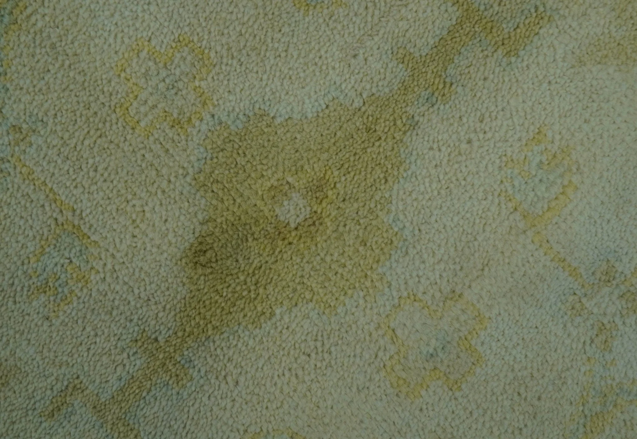 Traditional Oushak Design Beige And Gold 6x9 Hand Knotted Wool Area Rug - Image 5