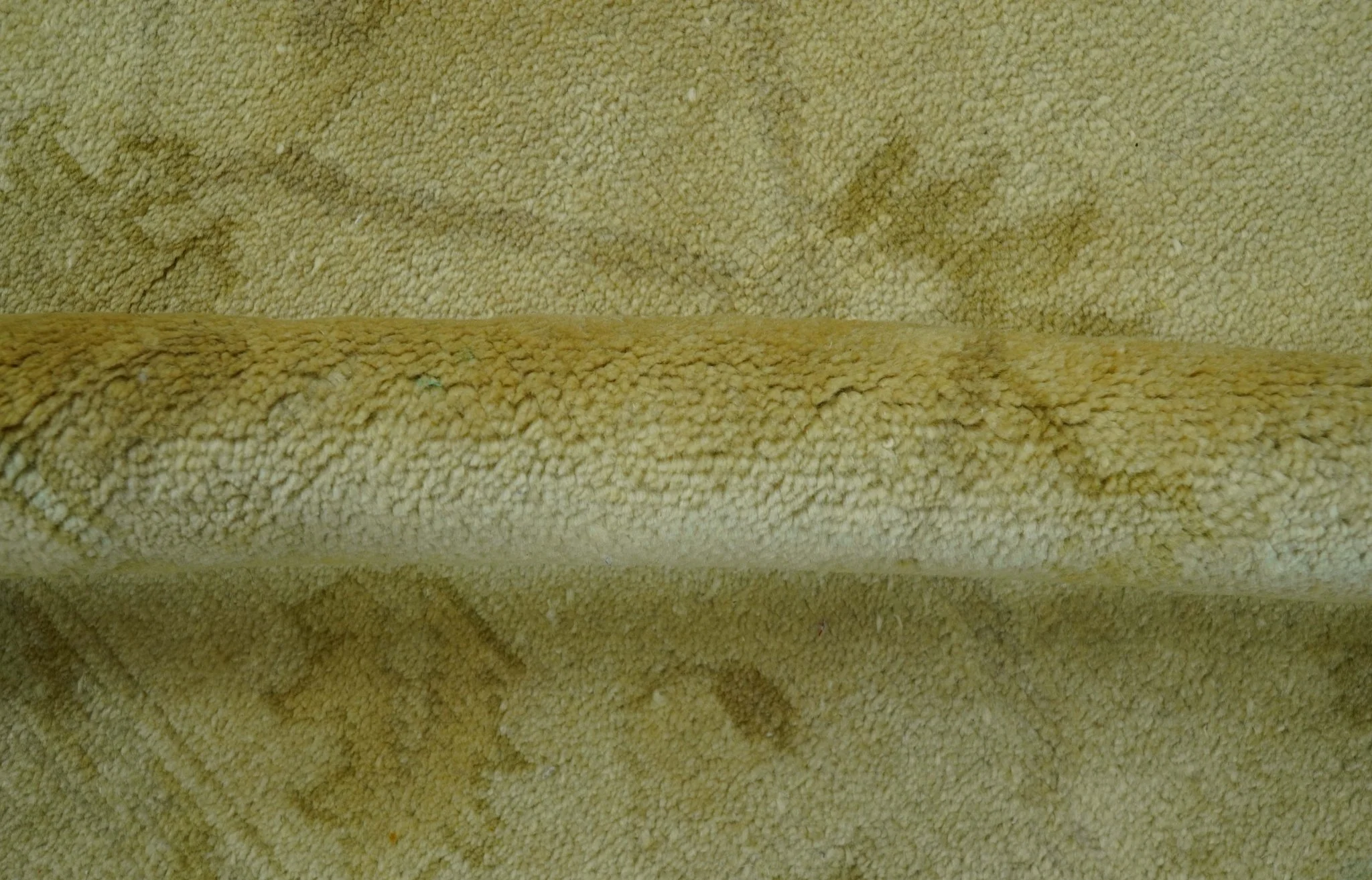 Traditional Oushak Design Brown And Beige Hand Knotted 4x6 Wool Area Rug - Image 4