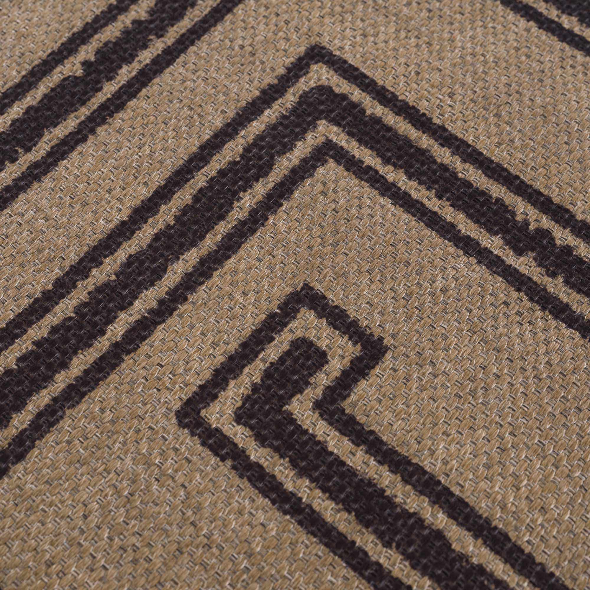 Transitional Style Brown Washable Jutely Rug - Image 12