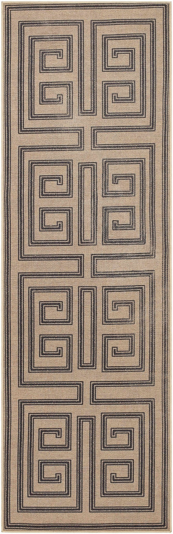 Transitional Style Brown Washable Jutely Rug - Image 5