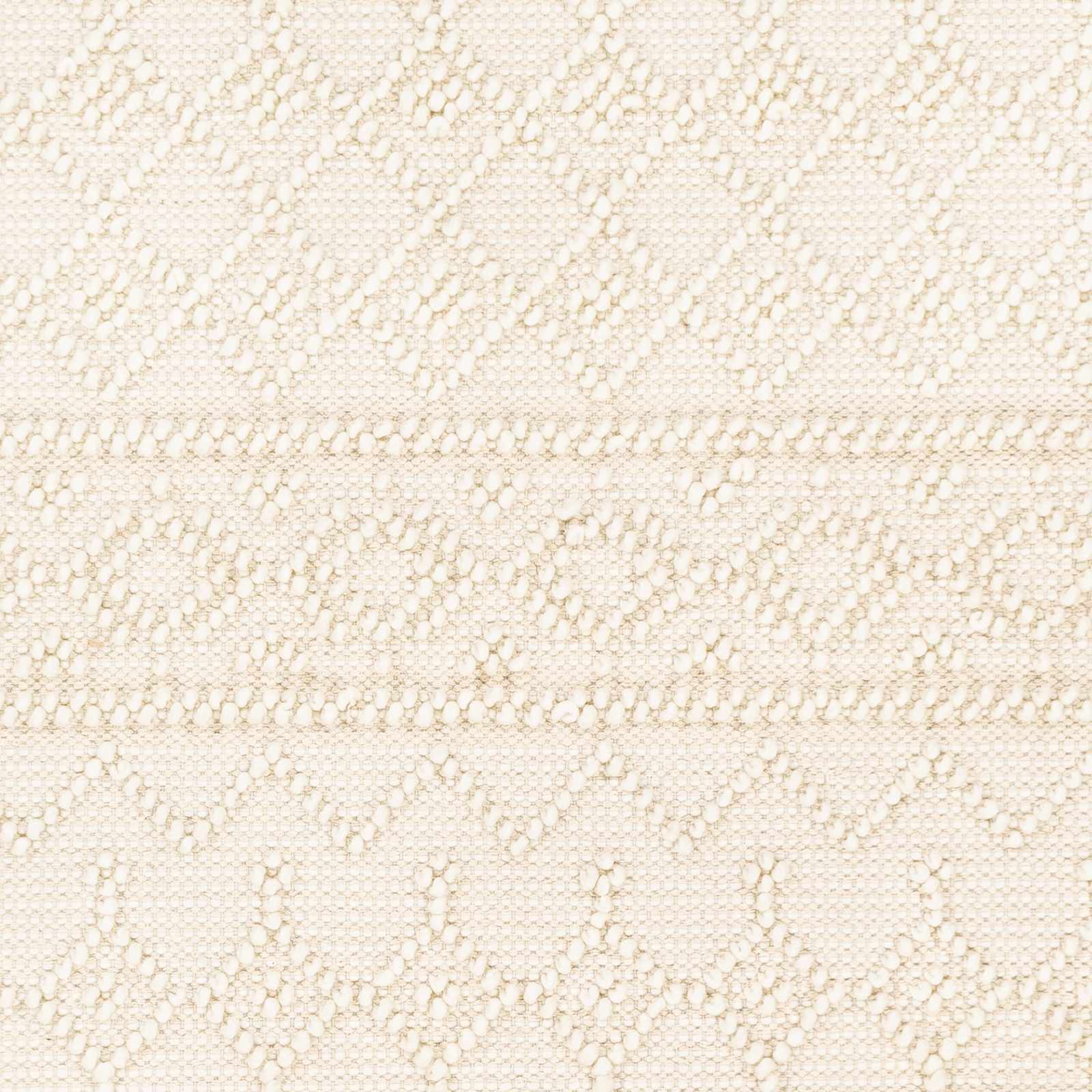 Tribal look Tassels Textured Beige, white Hand woven Wool and Cotton Area Rug - Image 7