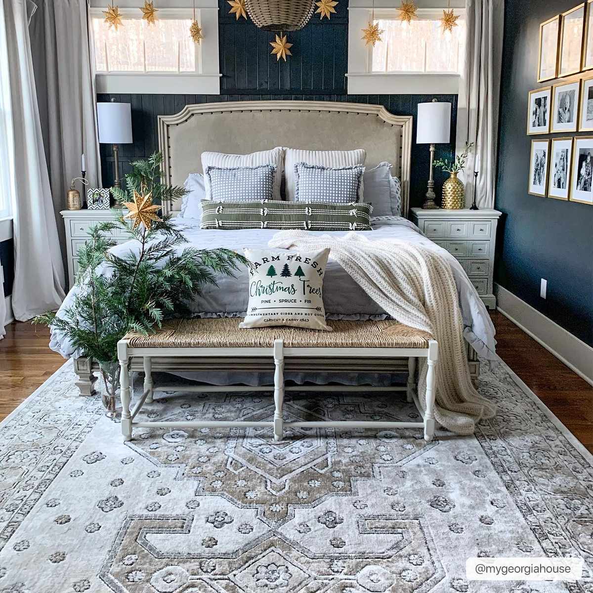 Traditional Turkish Design Beige, Brown, Gray, Sliver and Charcoal Medium pile Area rug - Image 3