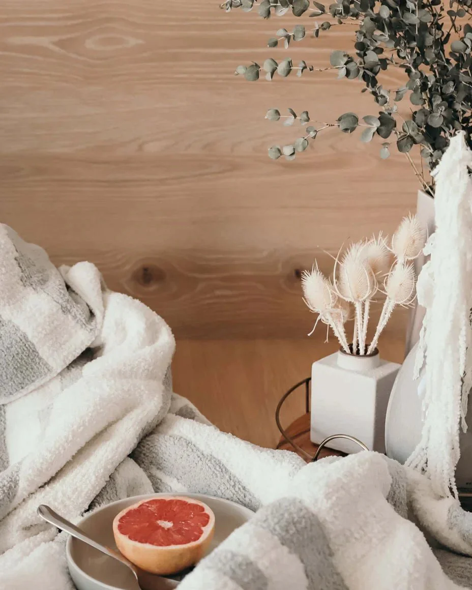 Soft And Cozy Off-white And Cloud Gray Reversible Blanket Throw For Bed Or Couch - Image 3