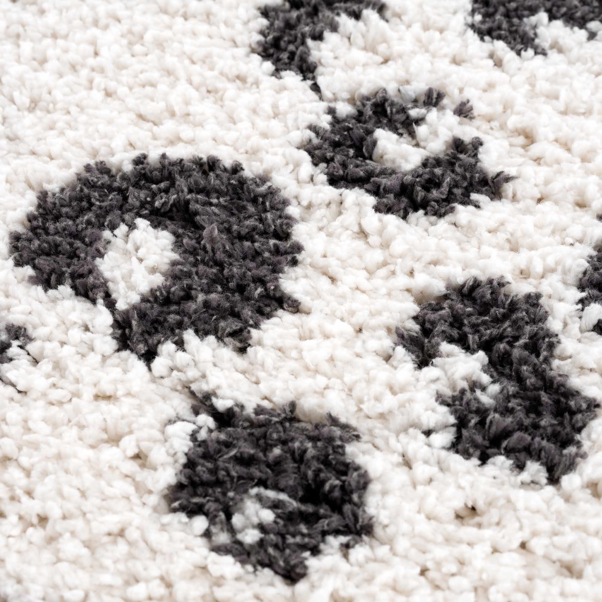 Modern Contemporary Antelope Ivory and Black Plush pile Area Rug - Image 13
