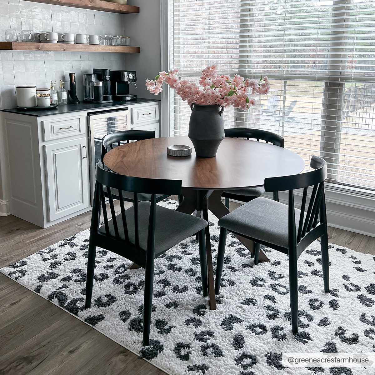 Modern Contemporary Antelope Ivory and Black Plush pile Area Rug - Image 2