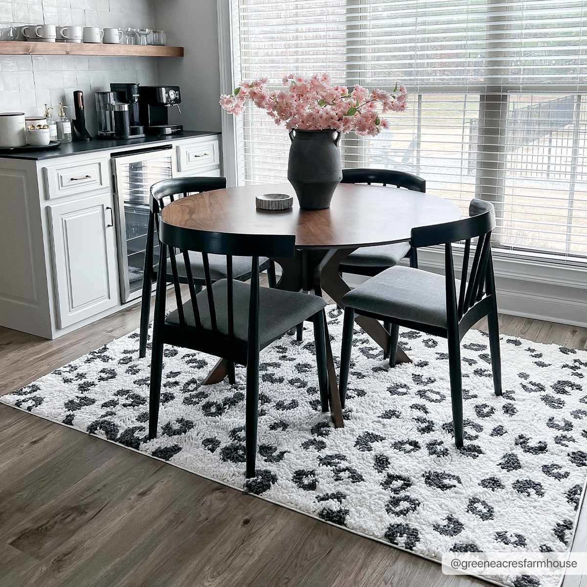 Modern Contemporary Antelope Ivory and Black Plush pile Area Rug - Image 4
